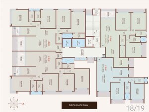 Floor Plan in 2 BHK Apartment at Pali Hill – for Sale