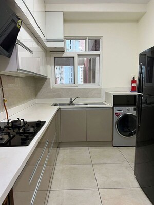 Kitchen in 3 BHK Apartment at Prestige Lakeside Habitat, Varthur – for Rent