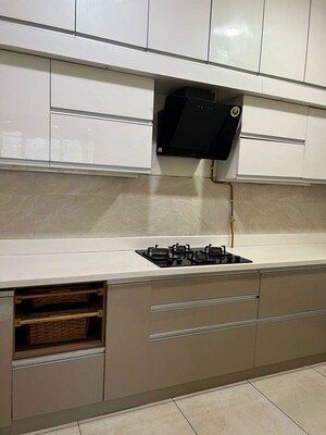 Kitchen in 3 BHK Apartment at Prestige Lakeside Habitat, Varthur – for Rent