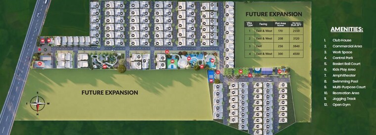 Master Plan, creative-west-winds 4 Bedroom 4500 Sq.Ft. Villa In Bhanur Hyderabad 10676017