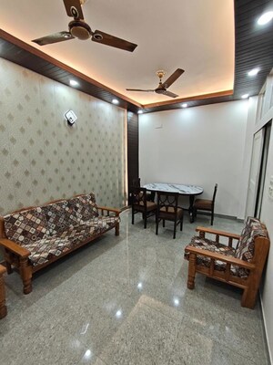 Living Room in 2 BHK Builder Floor at Sector 19 – for Rent