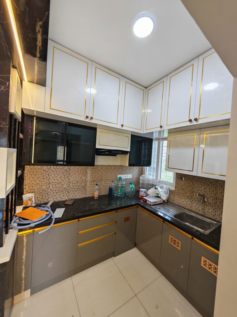 Kitchen, olympia-opaline-crystal-and-diamond 1 Bedroom 602 Sq.Ft. Apartment In Navallur Chennai 10657396