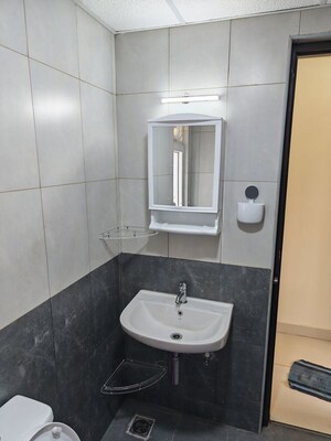 Bathroom in 1 BHK Apartment at Olympia Opaline Crystal And Diamond, Navallur – for Rent
