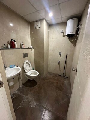 Bathroom in 3 BHK Apartment at Riverdale Hazelwood Residences, High Ground – for Rent