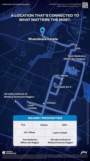  Plot – Map Location View at Godrej Rivershore Estate, Sumthana - for Sale