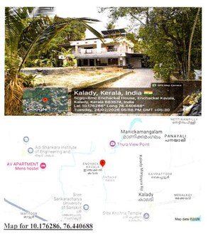  Independent House – Exterior View View at Kalady - for Sale