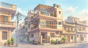  Builder Floor – Exterior View View at Matiala - for Sale