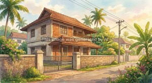  Independent House – Exterior View View at Parappara - for Sale