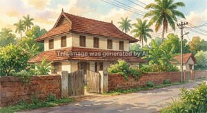  Independent House – Exterior View View at Chowalloor - for Sale