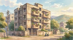  Apartment – Exterior View View at Parivali - for Sale