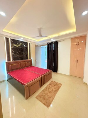 Bedroom in 1 BHK Builder Floor at Freedom Fighters Enclave – for Rent