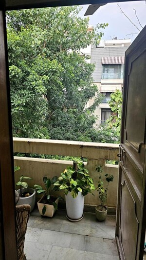 Balcony in 3 BHK Builder Floor at Chittaranjan Park – for Sale