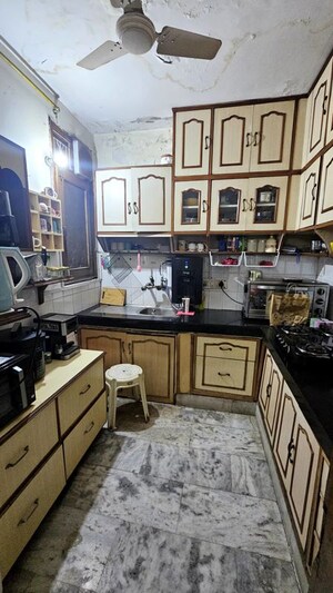Kitchen in 3 BHK Builder Floor at Chittaranjan Park – for Sale