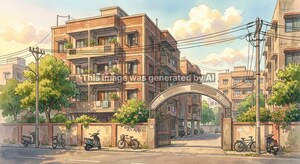  Apartment – Exterior View View at Vatva - for Sale