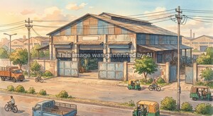  Industrial Plot – Exterior View View at Nangloi - for Sale