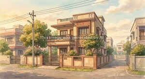  Independent House – Exterior View View at Mota - for Sale