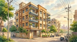  Apartment – Exterior View View at Lajpur - for Sale