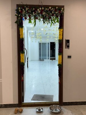 Building Lobby in 3 BHK Apartment at BRC Sri Hemadurga Sivahills, Manikonda – for Rent