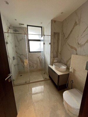 Bathroom in 3 BHK Apartment at MRS Hi Greens, Kishanpura – for Rent