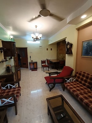 Living Room in 2 BHK Apartment at Aaram Nagar CHS, Versova – for Rent