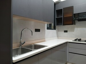 Kitchen in 3 BHK Builder Floor at Kailash Hills – for Sale