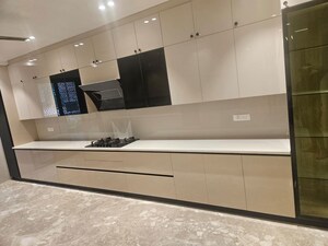 Kitchen in 4 BHK Builder Floor at Vinayak Plaza, Sector 15 – for Sale