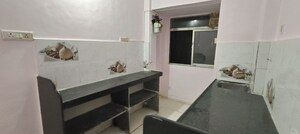 Kitchen in 1 BHK Apartment at Moraj Residency, Sanpada – for Rent