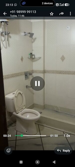 Bathroom in 3 BHK Builder Floor at South Extension I – for Sale