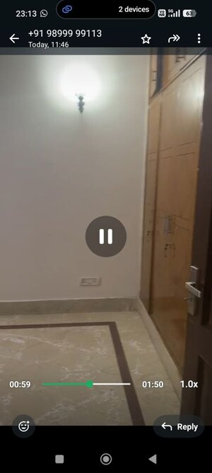 Furnished Amenities in 3 BHK Builder Floor at South Extension I – for Sale