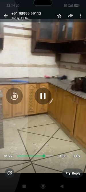 Kitchen in 3 BHK Builder Floor at South Extension I – for Sale
