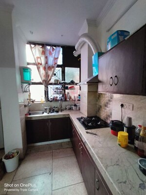 Kitchen in 2 BHK Builder Floor at Sant Nagar – for Rent