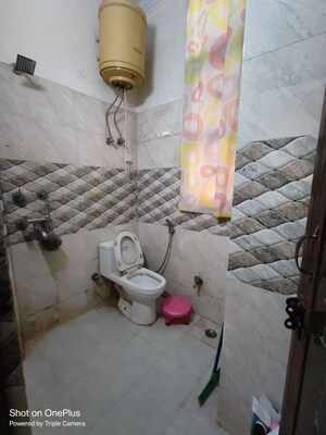 Bathroom in 2 BHK Builder Floor at Sant Nagar – for Rent