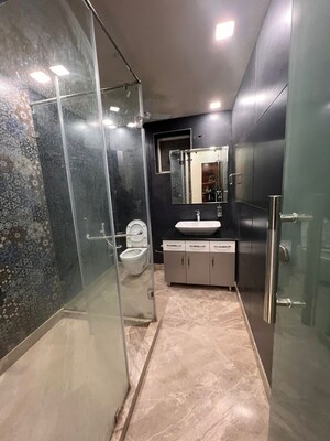 Bathroom in 3 BHK Builder Floor at Saket – for Rent