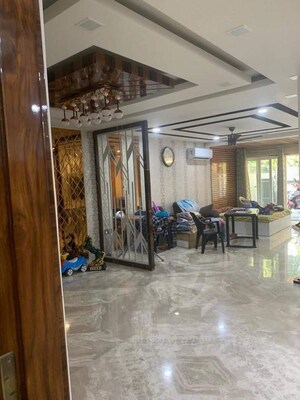 Living Room in 3 BHK Builder Floor at Saket – for Rent