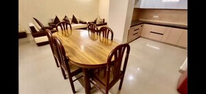 Staircase in 3 BHK Apartment at Omaxe R2, Gomti Nagar – for Rent
