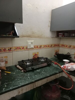 Kitchen in 2 BHK Builder Floor at Sector 13 – for Rent