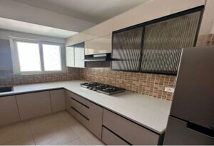Kitchen in 4 BHK Apartment at DLF The Primus, Sector 82a – for Rent