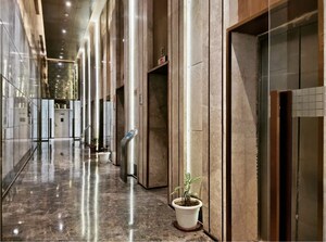 Building Lobby in 2 BHK Apartment at Supertech Supernova Nova Residences, Sector 94 – for Rent