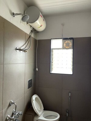 Bathroom in 2 BHK Apartment at Aditya Breeze Park, Balewadi – for Rent