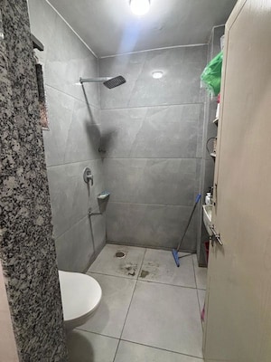 Bathroom in 1 BHK Apartment at HDIL Dheeraj Jamuna, Malad West – for Rent