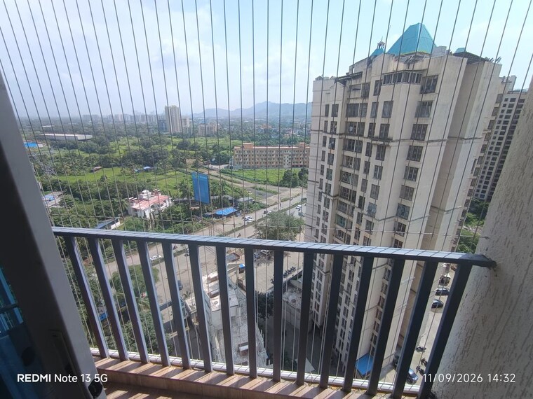 Balcony, om-aditya-paraiso 1 Bedroom 377 Sq.Ft. Apartment In Shilphata Thane 10676715