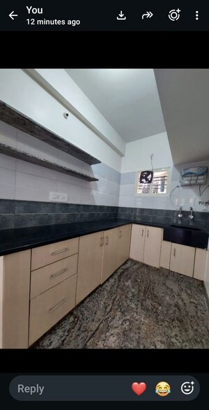 Kitchen in 1 BHK Builder Floor at Panduranga Nagar – for Rent