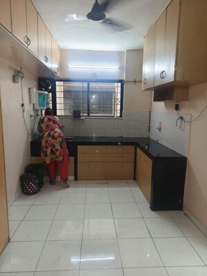 Kitchen in 3 BHK Apartment at Nirmiti Horizon, Aundh – for Rent