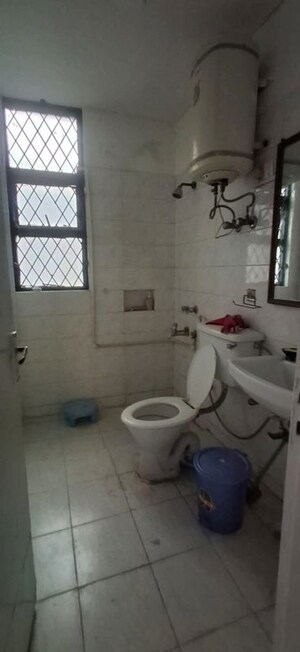 Bathroom in 2 BHK Builder Floor at Sushant Lok I – for Rent