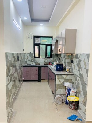 Kitchen in 3 BHK Builder Floor at Green Fields Colony – for Sale