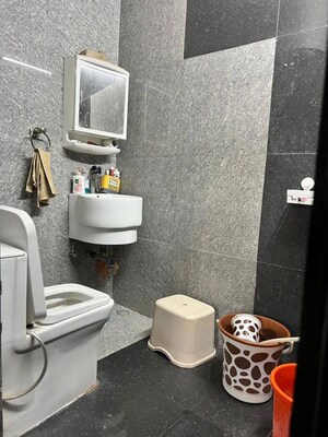 Bathroom in 4 BHK Builder Floor at Green Fields Colony – for Rent
