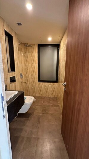 Bathroom in 3 BHK Apartment at Lodha Sterling, Kolshet Road – for Rent