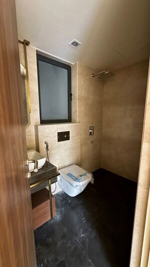 Bathroom in 3 BHK Apartment at Lodha Sterling, Kolshet Road – for Rent