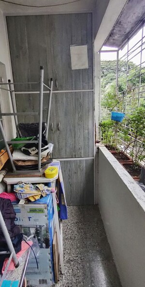 Balcony in 2 BHK Apartment at Mantri Park I and II, Kothrud – for Rent