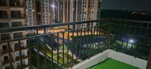 Balcony in 3 BHK Apartment at New Town Action Area 1 – for Rent